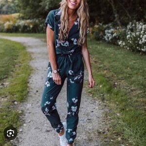 Albion fit orchid collared jumpsuit